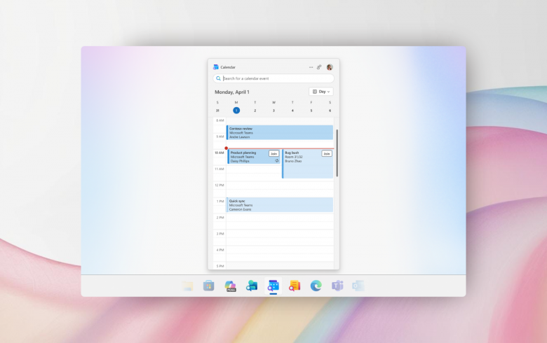 Microsoft представила новое приложение «Календарь» для Windows 11