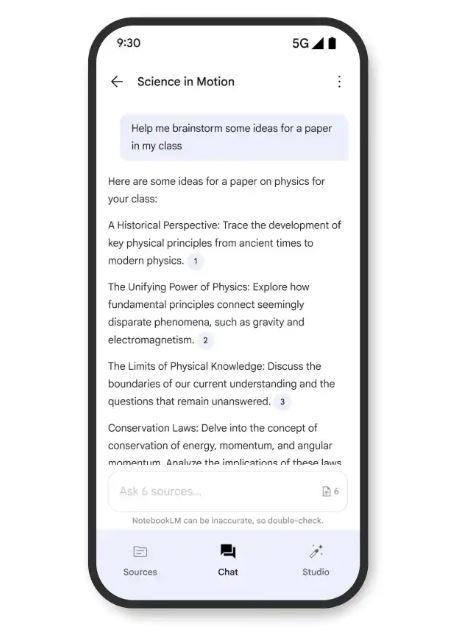 Google выпустил приложение NotebookLM для Android и iOS